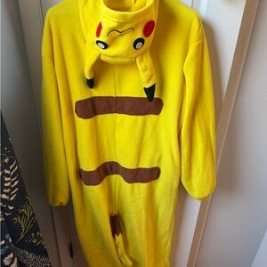 Yellow Pikachu Adult Onesie/Costume